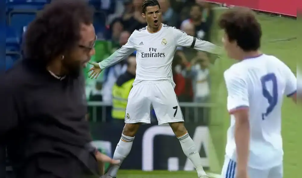 La celebración de Cristiano Ronaldo es imitada por diversos deportistas. Foto: composición LR/Instagram Cristiano Ronaldo/captura Liga Promises