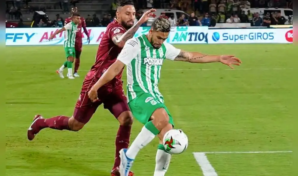 Tolima jugó un gran primer tiempo e igualó la serie. Foto: Twitter Atlético Nacional Tolima jugó un gran primer tiempo e igualó la serie. Foto: Twitter Atlético Nacional