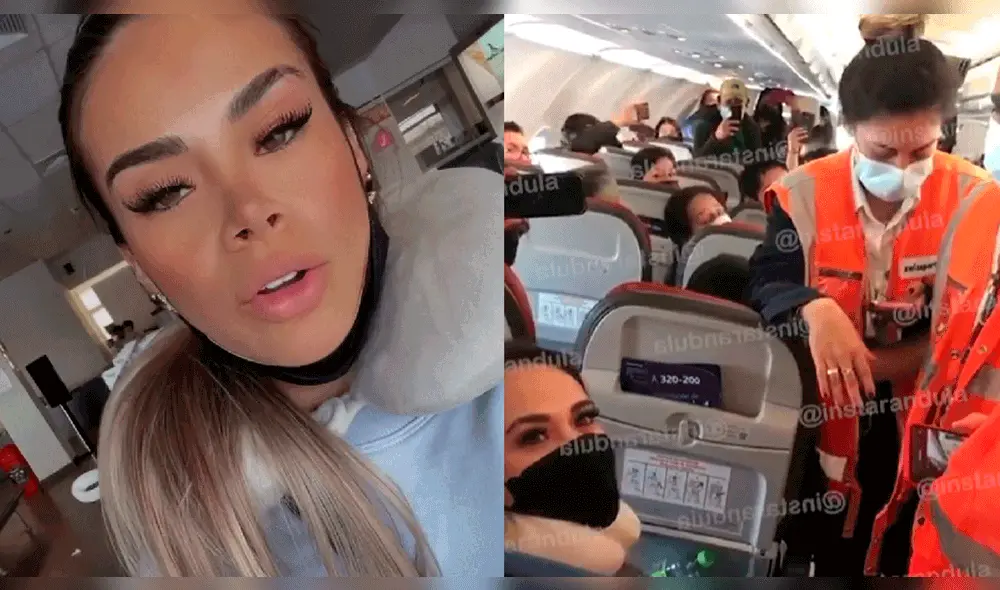 Jossmery Toledo fue bajada de un avión de LATAM rumbo a Lima. Foto: composición Instagram/Jossmery Toledo/Instarándula Jossmery Toledo fue bajada de un avión de LATAM rumbo a Lima. Foto: composición Instagram/Jossmery Toledo/Instarándula