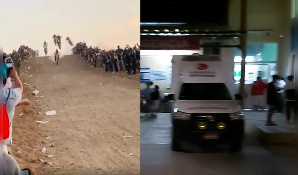 La competencia de motocross se desarrollaba como parte del programa por el 86.º aniversario de la provincia de Morropón Chulucanas. Foto: difusión La competencia de motocross se desarrollaba como parte del programa por el 86.º aniversario de la provincia de Morropón Chulucanas. Foto: difusión