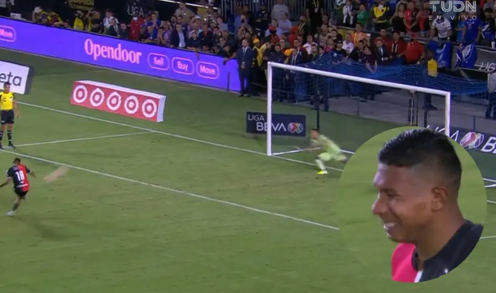 El futbolista de la selección peruana no pudo debutar de la mejor manera. Foto: captura/TUDN El futbolista de la selección peruana no pudo debutar de la mejor manera. Foto: captura/TUDN