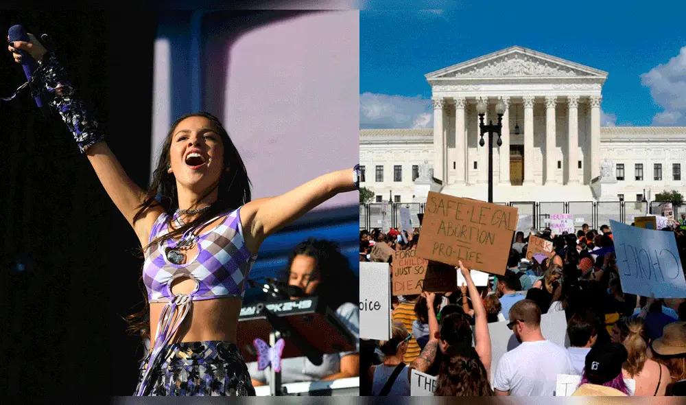 Olivia Rodrigo no apoya la decisión de la Corte Suprema de Estados Unidos sobre revocación del derecho al aborto. Foto: composición AFP/EFE Olivia Rodrigo no apoya la decisión de la Corte Suprema de Estados Unidos sobre revocación del derecho al aborto. Foto: composición AFP/EFE