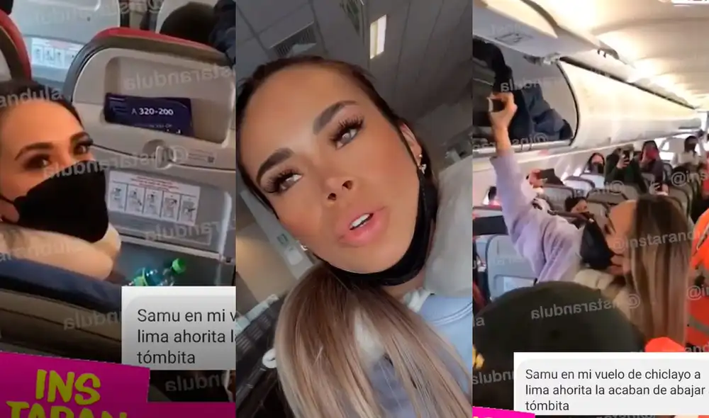 Jossmery Toledo molesta por trato recibido durante abordaje de avión. Foto: captura/Instagram Jossmery Toledo molesta por trato recibido durante abordaje de avión. Foto: captura/Instagram