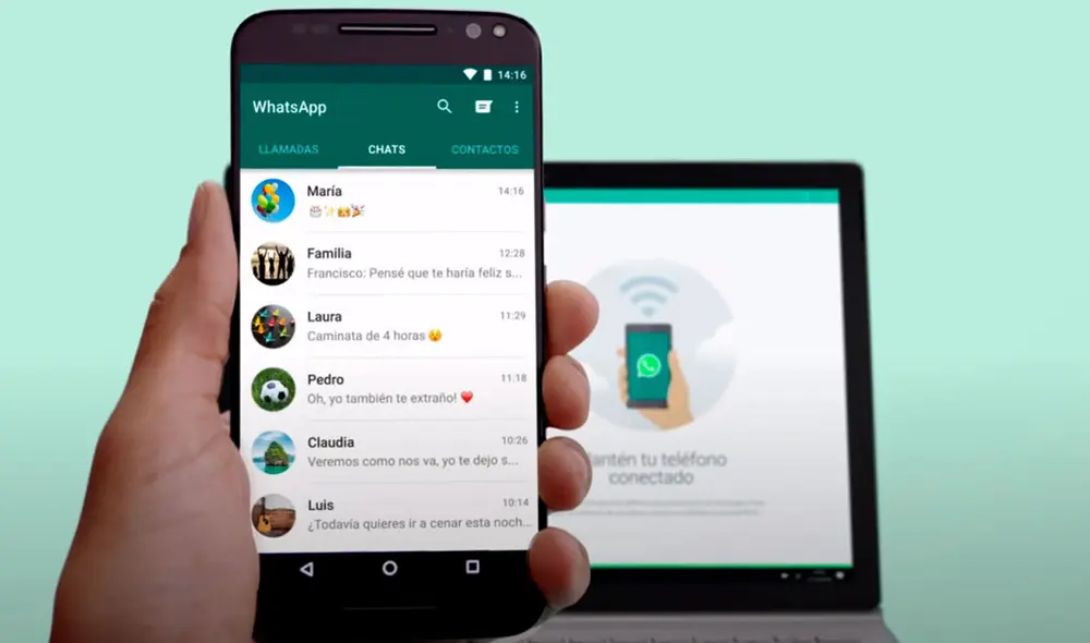 Gracias al modo multidispositivo pueden abrir tu cuenta en cualquier equipo si tienen acceso a tu celular. Foto: Xataka
