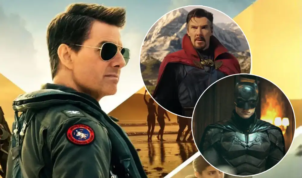 Tom Cruise se supera a si mismo con "Top Gun: Maverick". Foto: composición / Paramount