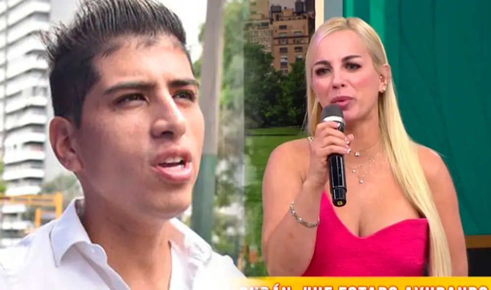 Dalia Durán no quiere saber nada del dinero reunido en favor de John Kelvin y sus hijos. Foto: captura/América TV/LR Dalia Durán no quiere saber nada del dinero reunido en favor de John Kelvin y sus hijos. Foto: captura/América TV/LR