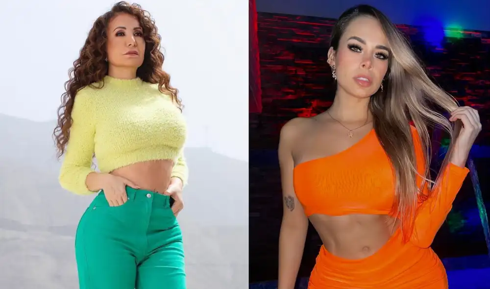 Janet Barboza se solidarizó con Jossmery Toledo. Foto: Jossmery Toledo/Instagram, Janet Barboza/Instagram