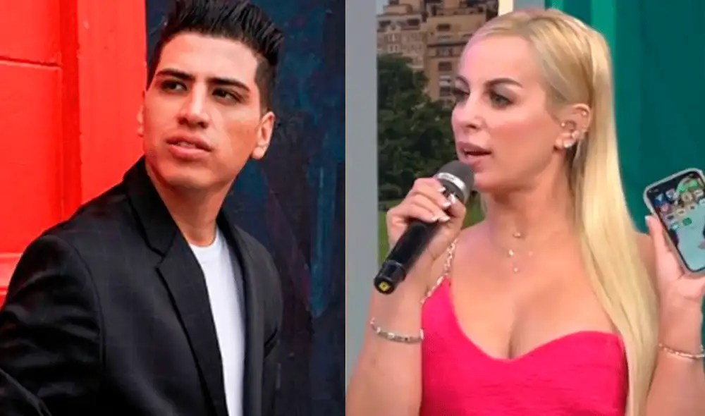 La prima de John Kelvin le hizo un depósito a Dalia Durán. Foto: composición Instagram/América TV La prima de John Kelvin le hizo un depósito a Dalia Durán. Foto: composición Instagram/América TV