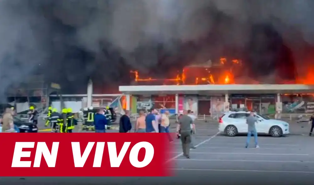 Volodimir Zelenski indicó que el centro comercial no planteaba “peligro” para el Ejército ruso ni tenía “ningún valor estratégico”. Foto: captura de video / Twitter de Mijaíl Podolyak