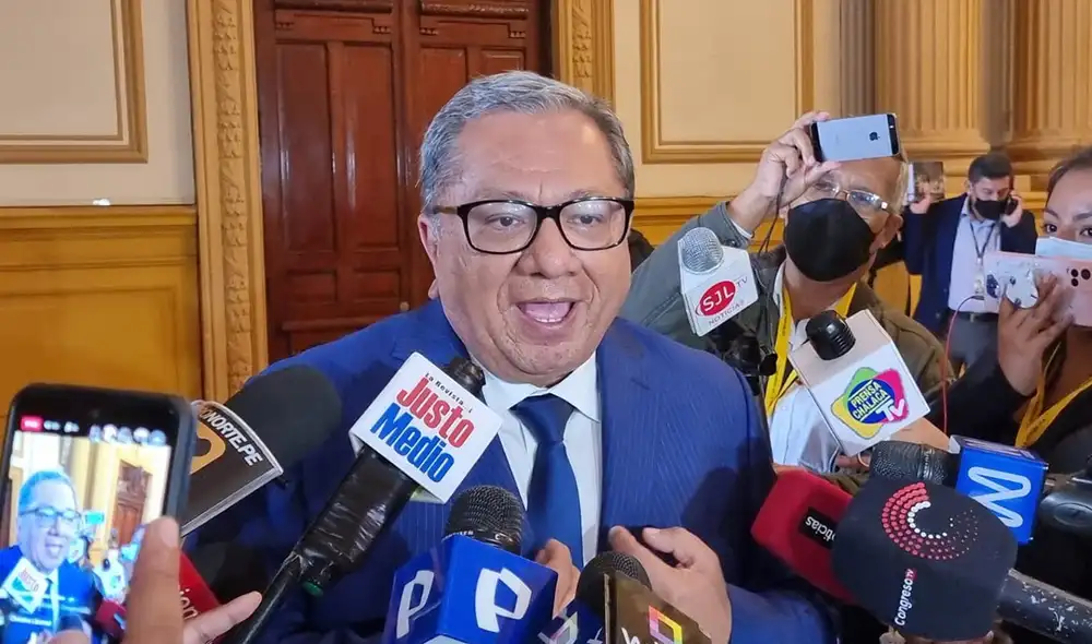 Carlos Anderson descartó que exista "una persecución política" contra Pedro Castillo como afirma el bloque magisterial. Foto: Pamela Advíncula/URPI-LR