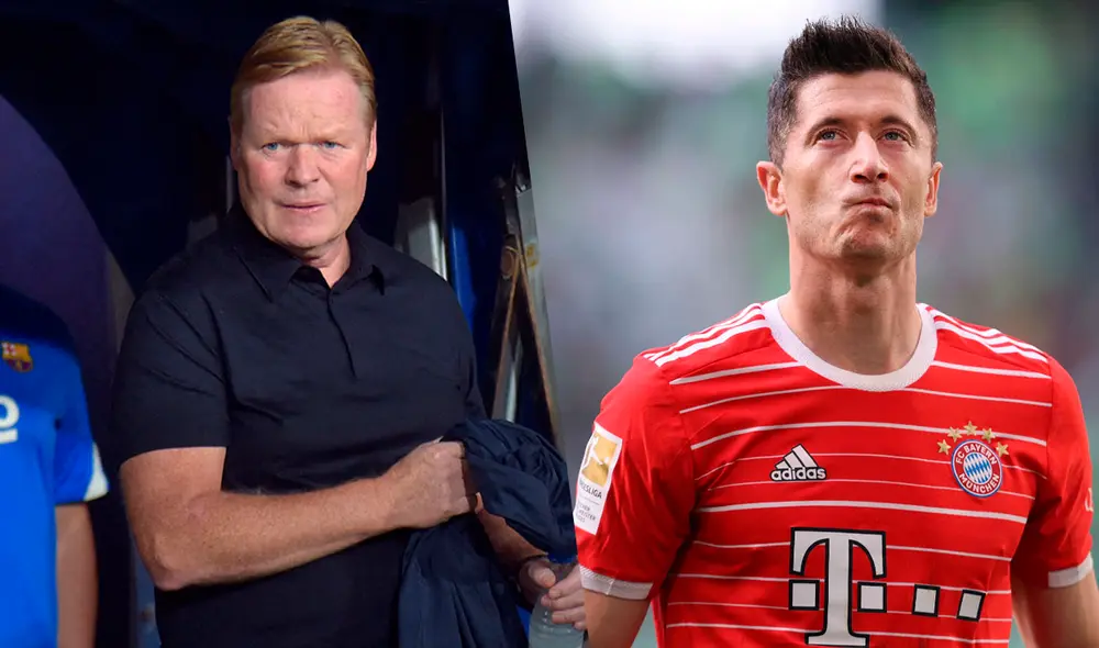 Ronald Koeman se refirió al posible fichaje de Robert Lewandowski por el FC Barcelona. Foto: composición GLR/AFP Ronald Koeman se refirió al posible fichaje de Robert Lewandowski por el FC Barcelona. Foto: composición GLR/AFP