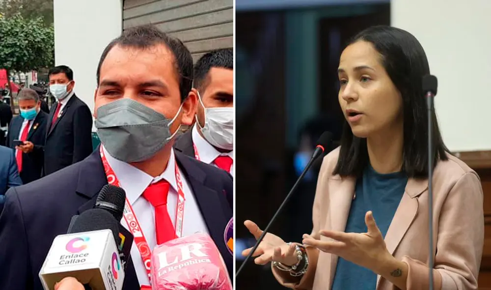 Sigrid Bazán ingresó al Congreso por Juntos por el Perú, agrupación que apoyó en campaña a Pedro Castillo. Foto: composición/ La República