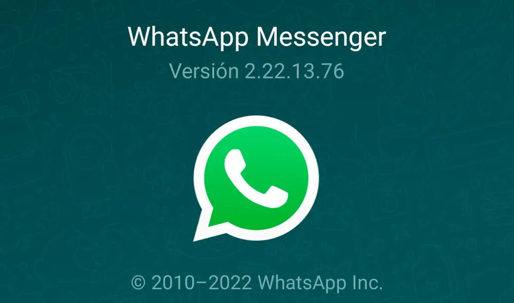 Para este proceso de WhatsApp no es necesario la instalación de algún servicio extra. Foto: captura de app de mensajería