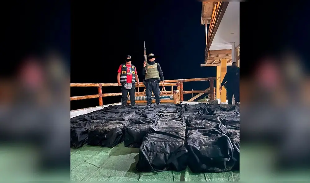 Ilegal mercadería estaba distribuida en 43 maletines. Foto: PNP Ilegal mercadería estaba distribuida en 43 maletines. Foto: PNP