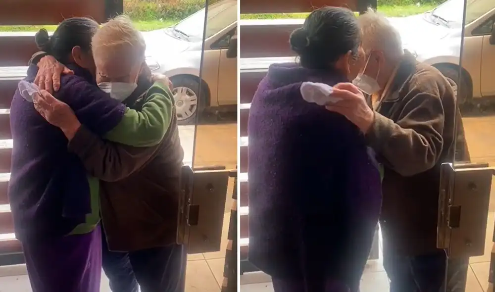 Esta emotiva escena no tardó en volverse viral en las redes sociales. Foto: captura de TikTok