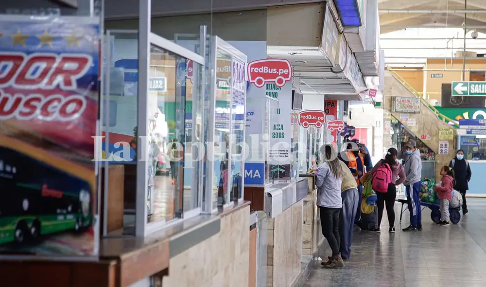 Determinadas empresas, como Waybus, Tours Sánchez, Romeliza, entre otros, dejaron de vender pasajes a estos destinos. Foto: Rodrigo Talavera/La República Determinadas empresas, como Waybus, Tours Sánchez, Romeliza, entre otros, dejaron de vender pasajes a estos destinos. Foto: Rodrigo Talavera/La República