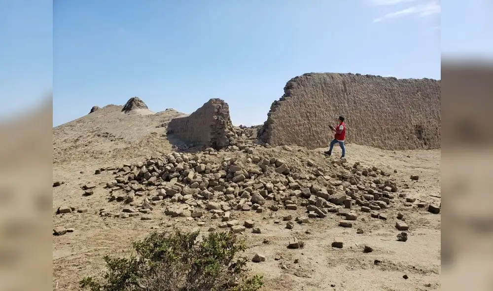 El muro soportaba estructura de la época Chimú – Inca. Foto: DDCLL