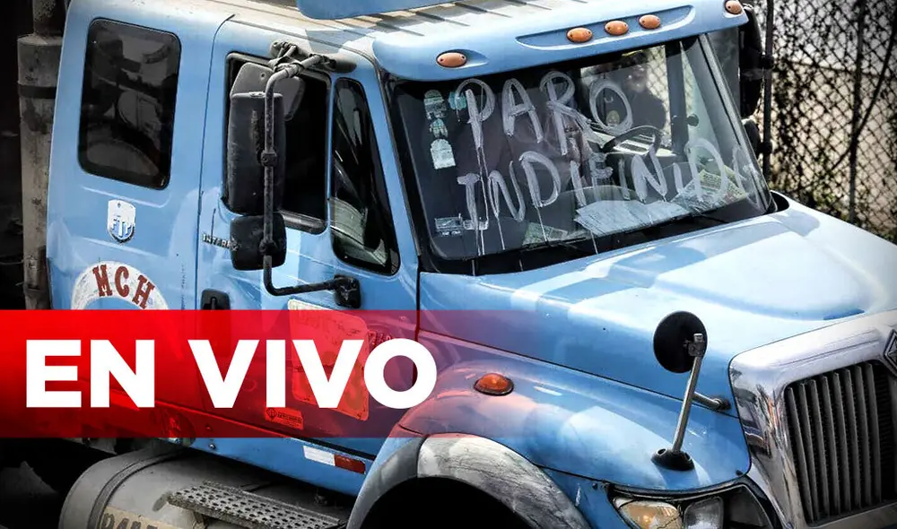 Paro de transportistas en vivo. Foto:  John Reyes / La República