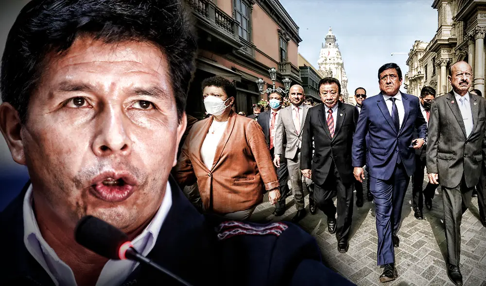 Comisión de Fiscalización llegó hasta la sede de Palacio de Gobierno, pero no fue atendida por el presidente Pedro Castillo. Foto: composición Gerson Cardoso / La República