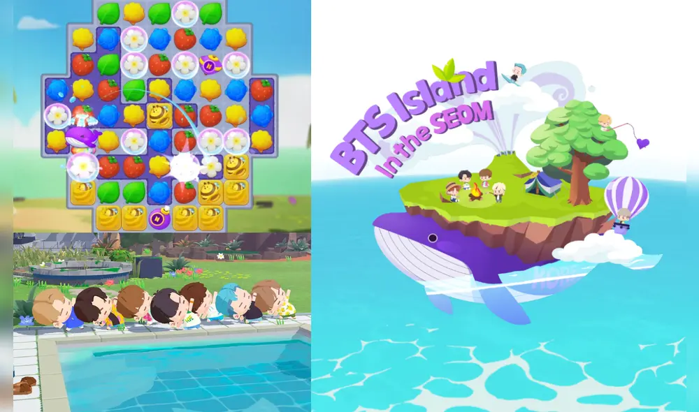BTS lanzó el juego 'Island: in the SOAM' para ARMY. Foto: composición LR/BTS Island.
