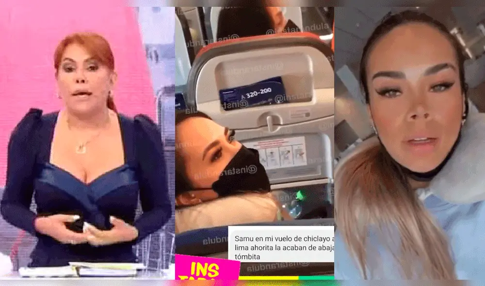 Magaly Medina habla sobre el incidente de Jossmery Toledo en un avión de Latam. Foto: composición Instagram/Jossmery Toledo/Instarándula/ATV Magaly Medina habla sobre el incidente de Jossmery Toledo en un avión de Latam. Foto: composición Instagram/Jossmery Toledo/Instarándula/ATV