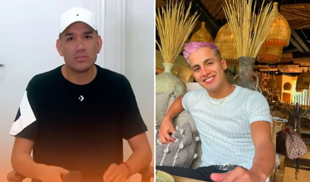 Peter Fajardo pidió disculpas a Elías Montalvo a través del programa de Rodrigo González. Foto: composición captura América TV, Elías Montalvo/Instagram