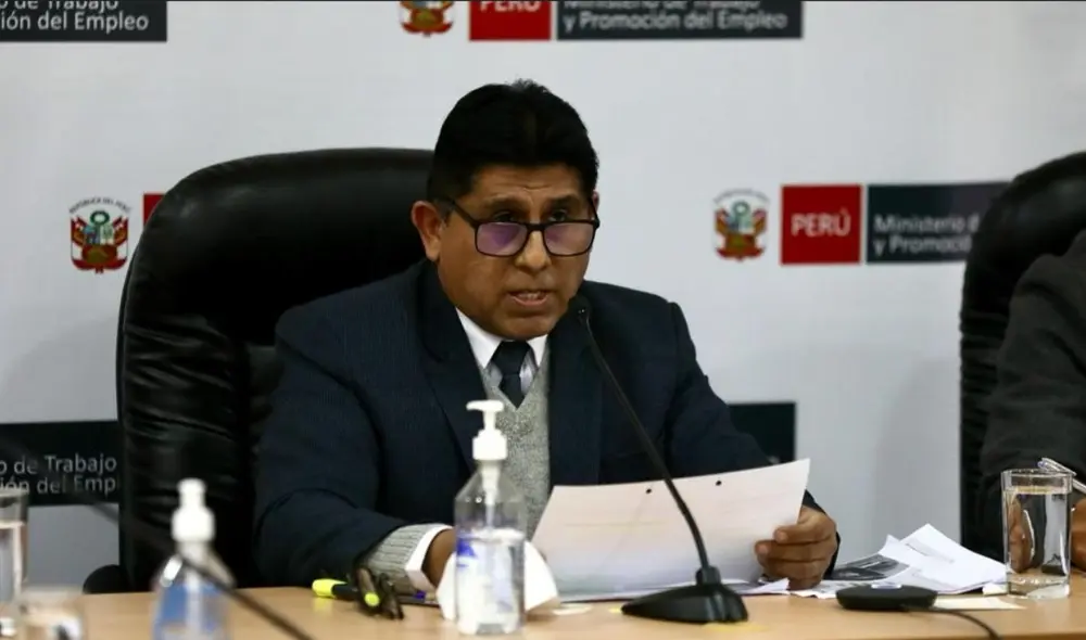 El ministro de Trabajo y Promoción del Empleo (MTPE), Juan Ramón Lira Loayza. Foto: MTPE El ministro de Trabajo y Promoción del Empleo (MTPE), Juan Ramón Lira Loayza. Foto: MTPE