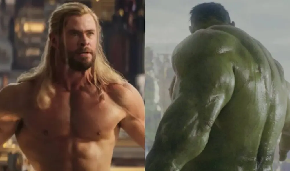 La escena del desnudo de Chris Hemsworth en "Thor: love and thunder" se verá sin censura en cines. Foto: composición/ Marvel Entertainment
