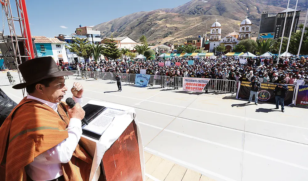 Prioridad. El jefe de Estado culpó a sus antecesores por no atender necesidades del país. Foto: difusión Prioridad. El jefe de Estado culpó a sus antecesores por no atender necesidades del país. Foto: difusión