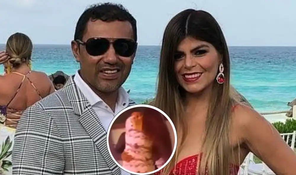 Roberto Palacios y Karla Quintana se mantienen firme en su relación a pesar del ampay.  Foto: Instagram/captura ATV