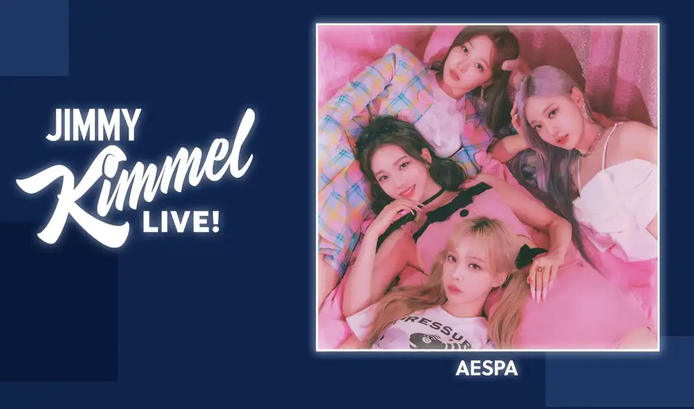 "Life's too short" es el segundo sencillo prelanzamiento de "Girls", el próximo EP de aespa. Foto: Jimmy Kimmel Live! "Life's too short" es el segundo sencillo prelanzamiento de "Girls", el próximo EP de aespa. Foto: Jimmy Kimmel Live!