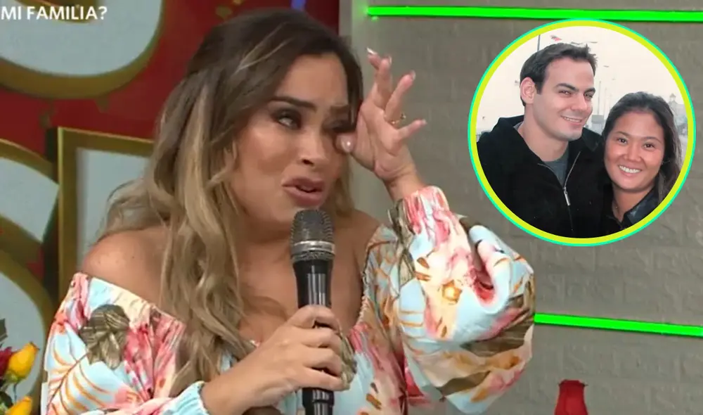 Ethel Pozo negó haber llorado cuando Keiko y Mark Vito anunciaron el fin de su matrimonio. Foto: composición/Keiko Fujimori/Instagram/captura de América TV