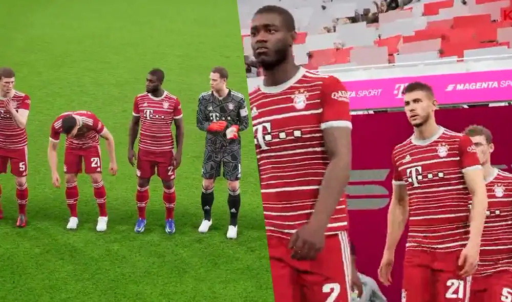 Bayern Munich estará presente en el videojuego eFootball 2022. Foto: composición GLR/captura de Twitter