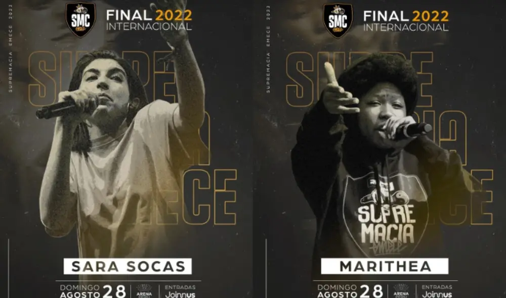 Sara Socas y Marithea son dos de las competidoras que se anunciaron para la final internacional. Foto: Supremacía MC