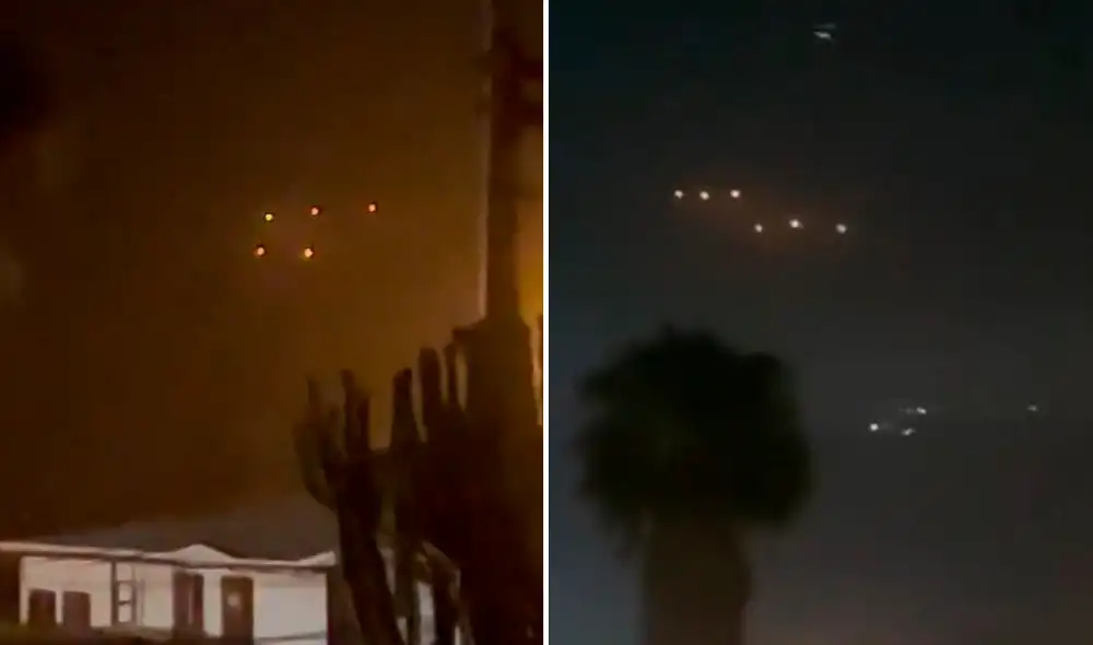 Los reportes se dieron de forma simultánea en Tijuana, Baja California y en San Diego, California. Foto: composición LR/@mundoanomalo/Twitter