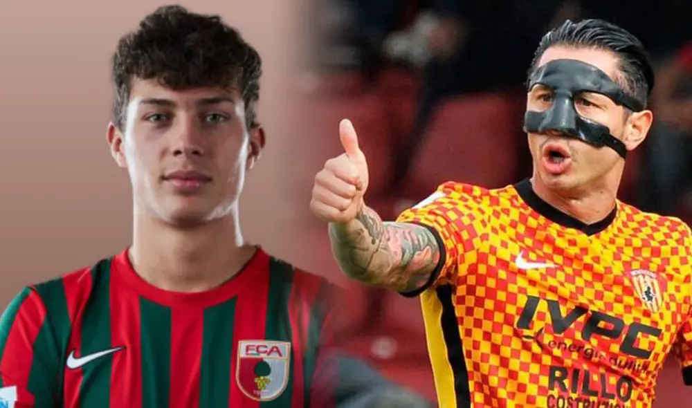 Fabio Gruber es canterano del FC Ausburgo. Foto: composición de La República/difusión/Benevento