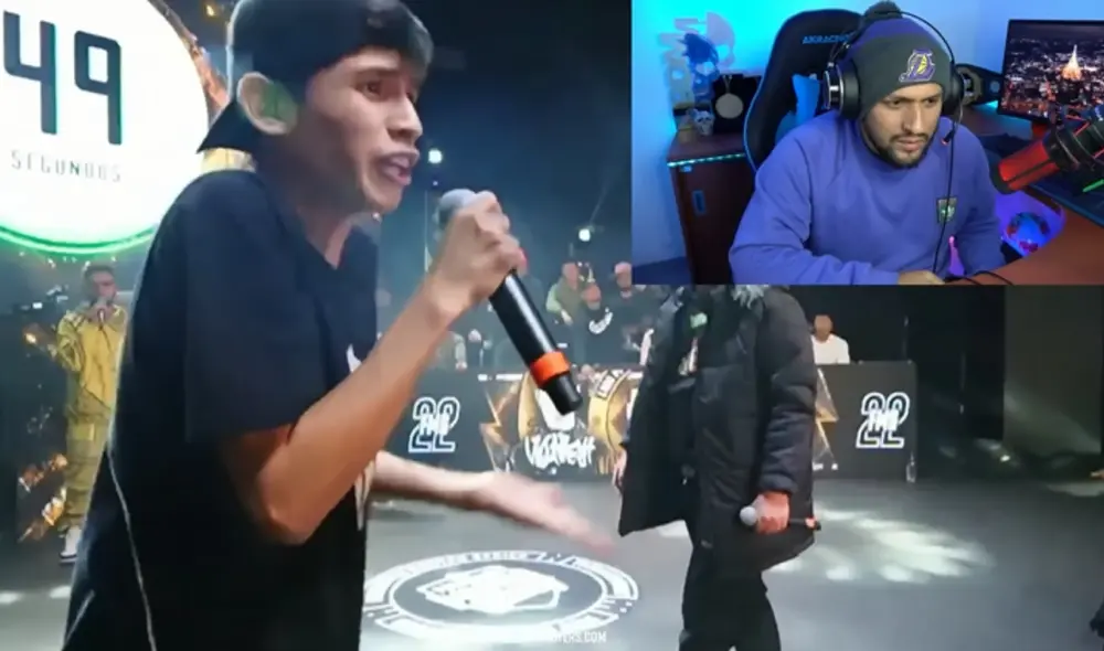 Stick reaccionó a lo sucedido con Vijay Kesh en la FMS Colombia. Foto: captura YouTube Stick