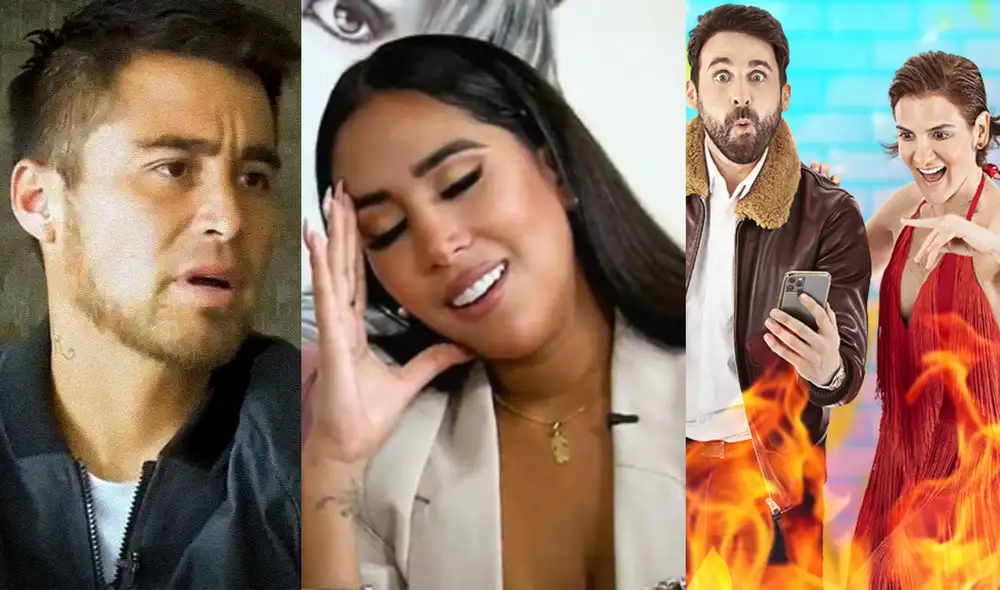 Melissa Paredes no entiende por qué la denuncia de Rodrigo Cuba involucra a la menor hija de ambos. Foto: composición/captura de ATV/captura de América TV/captura de Willax TV