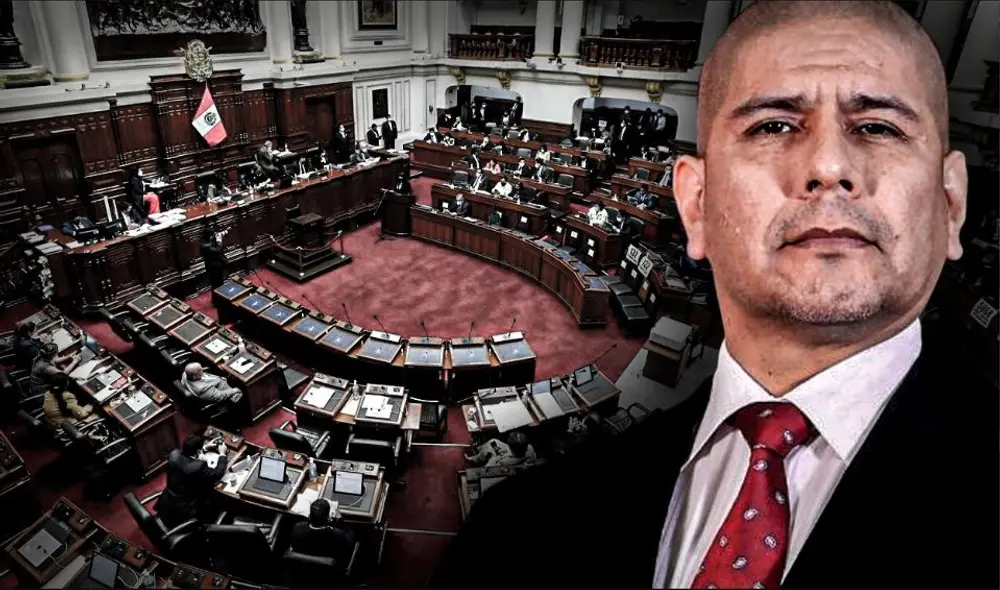 La moción de censura contra el ministro del Interior, Dimitri Senmache la promueve el partido de Fuerza Popular. Foto: Composición LR