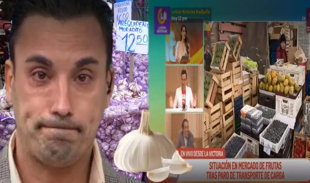 Santi Lesmes critica alto precios de alimentos en un supermercado de Lima. Foto: Captura de Latina. Santi Lesmes critica alto precios de alimentos en un supermercado de Lima. Foto: Captura de Latina.