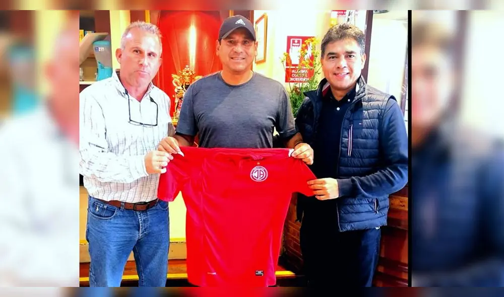 Carlos Cortijo fue presentado por los directivos del club. Foto: difusión