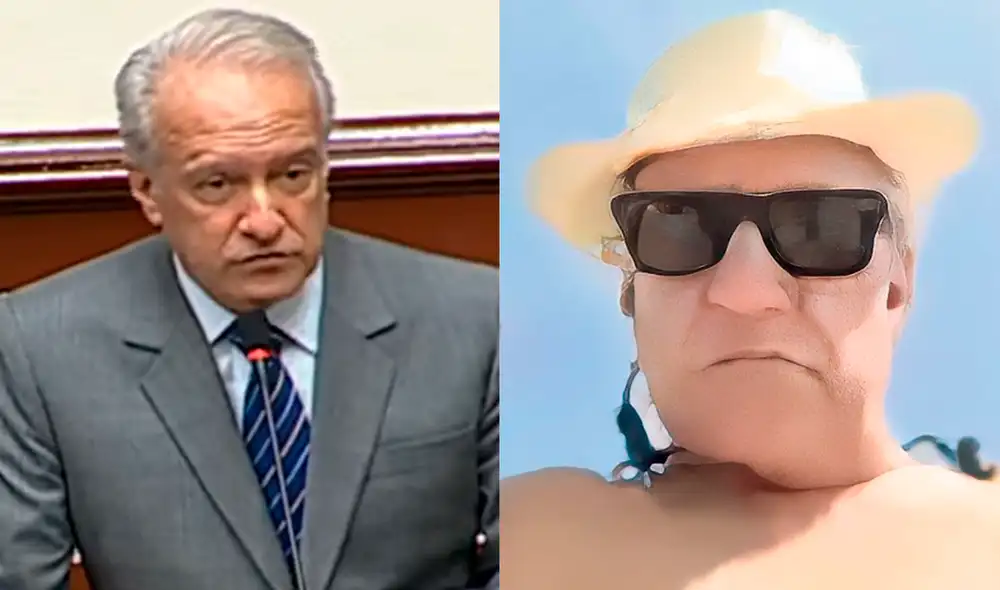 Nano Guerra García pidió disculpas por aparecer en la playa durante una sesión de la Comisión de Producción en el Congreso. Foto: captura/composición/La República