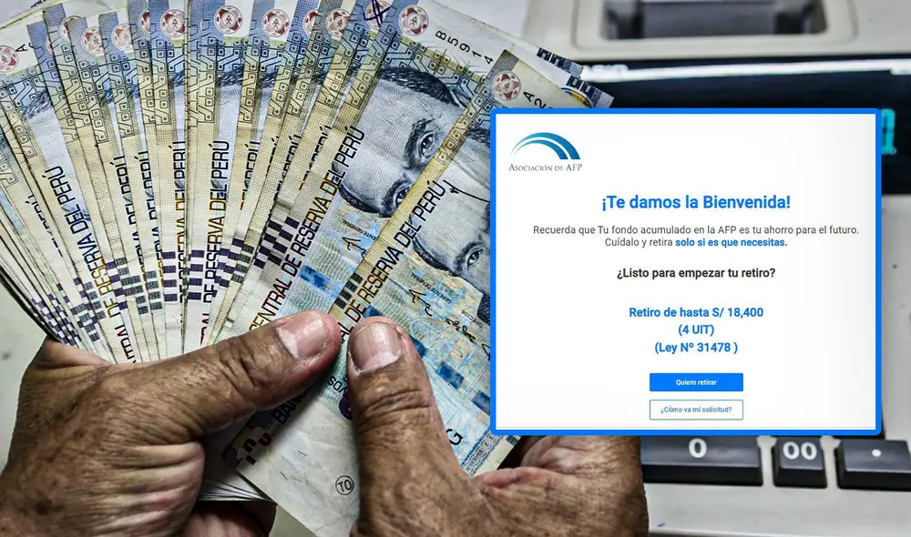 Los usuarios podrán registrar su solicitud en consultaretiroafp.pe. de lunes a viernes. Foto: composición LR/Andina/Asociación AFP