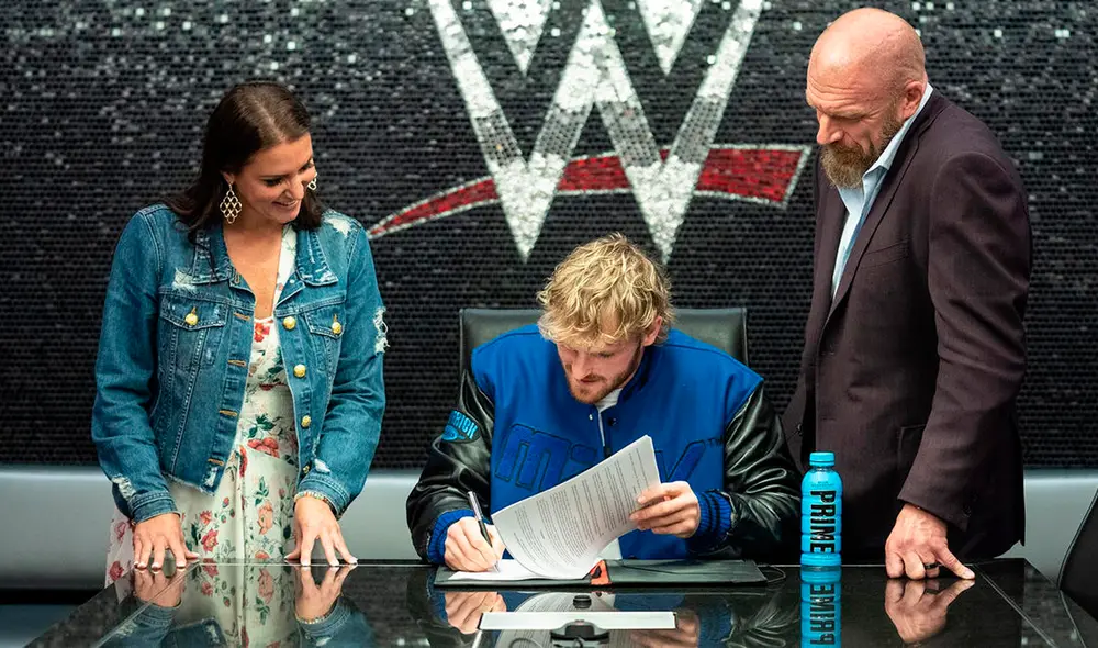 Logan Paul es una estrella del YouTube y las redes sociales. Foto: Twitter/WWE Logan Paul es una estrella del YouTube y las redes sociales. Foto: Twitter/WWE