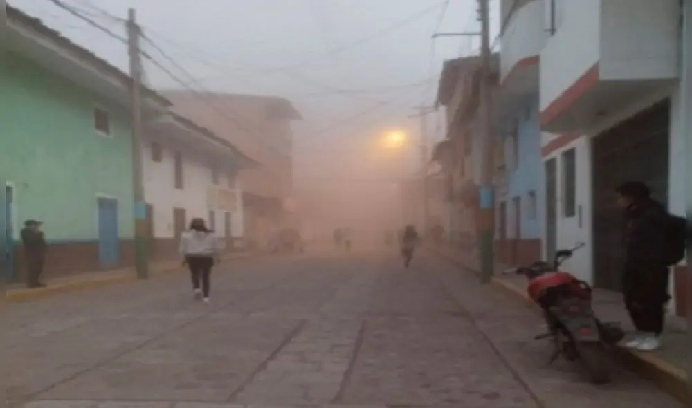 Pobladores corrieron despavoridos. Foto: Andina Pobladores corrieron despavoridos. Foto: Andina