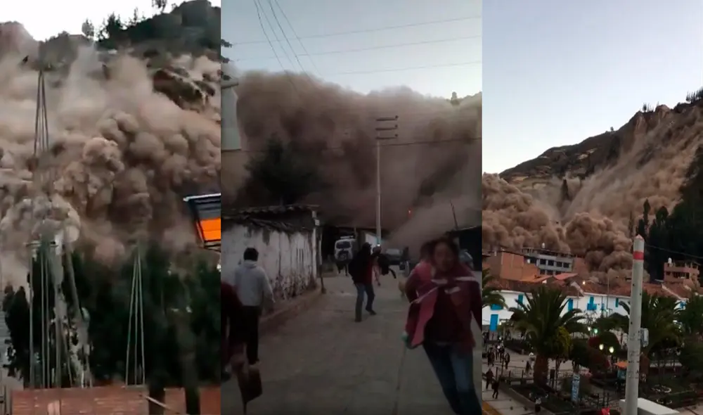 Tras el deslizamiento en Chavín de Huántar, ministro de Defensa descartó fallecidos y desaparecidos hasta el momento. Foto: composición LR / captura de Twitter / difusión