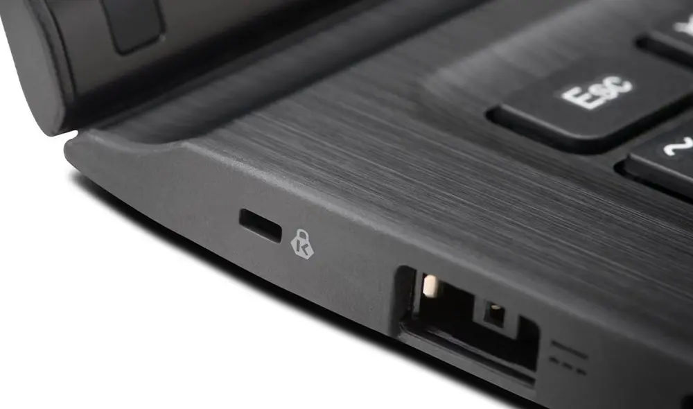 El puerto suele estar acompañado del ícono de un candado. Foto: Kensington El puerto suele estar acompañado del ícono de un candado. Foto: Kensington