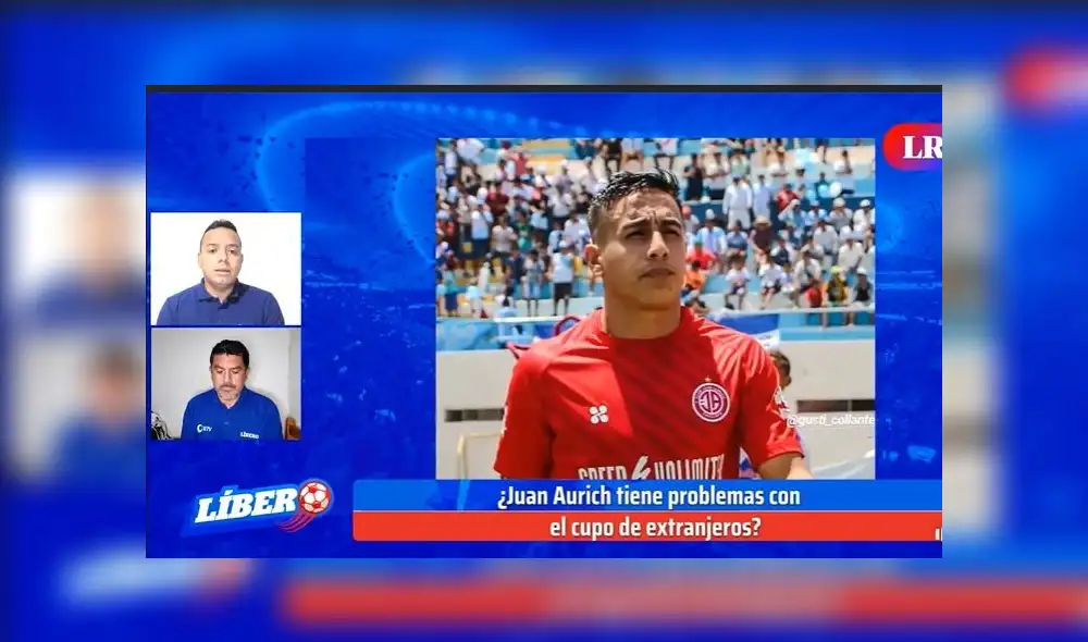 Hugo Daniel Barrios explicó la razón por la que Gustavo Collante no llegó a Juan Aurich. Foto: Captura de Líbero TV