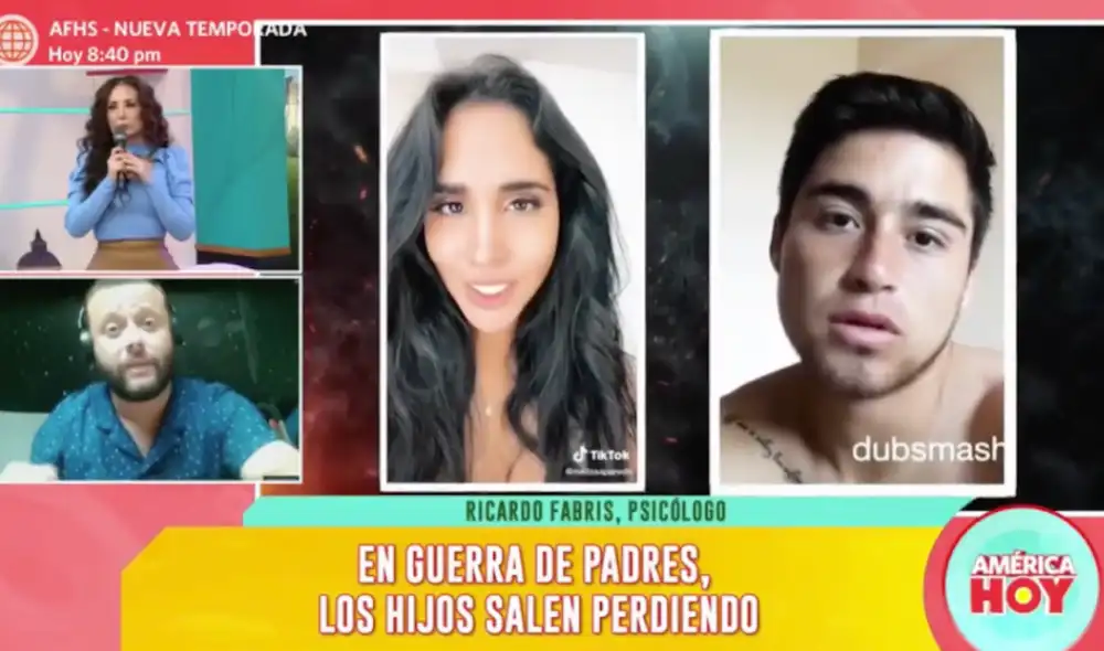 Janet Barboza rechaza escándalo entre Melissa Paredes y Rodrigo Cuba. Foto: captura de América hoy