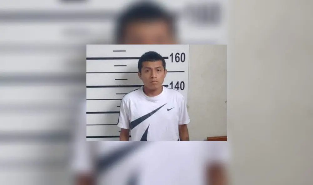 Presunto asesino fue capturado tras un amplio despliegue policial. Foto: PNP Presunto asesino fue capturado tras un amplio despliegue policial. Foto: PNP